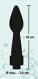 Анальний душ Analdusche Rear Splash чорний - мініатюра 4