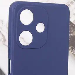 Силіконовий чохол Candy Full Camera для Infinix Hot 30 Синій / Dark Blue - мініатюра 5