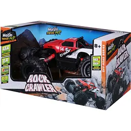 Машинка іграшкова на радіокеруванні Maisto Tech Rock Crawler червона (82746 red) - мініатюра 16