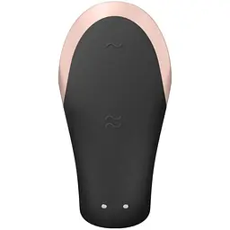 Вібратор для пар Satisfyer Double Love 8.6 см чорний - мініатюра 5