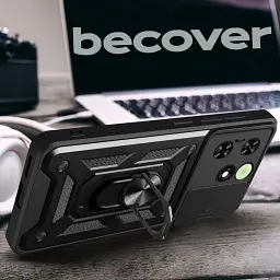 Панель BeCover Military для Tecno Spark Go 2024 (BG6) Black (710684) - мініатюра 2
