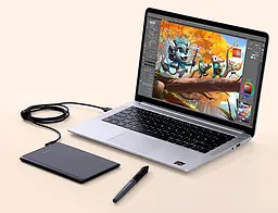 Графічний планшет Huion Inspiroy H420X + рукавичка - мініатюра 8