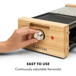 Гриль раклет Klarstein Chateaubriand Nuovo Raclette 1200W (10032729) - мініатюра 7