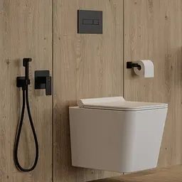 Тримач для туалетного паперу Omnires Nelson black mat (NL80510BL) - мініатюра 3