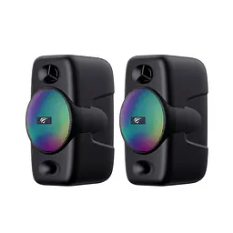 Стерео колонки ігрові HAVIT HV-SK213 USB RGB Black HAVIT (27843-000) - мініатюра 3
