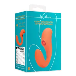 Вібратор Loveline Pulse Wave G-Spot помаранчевий - мініатюра 12