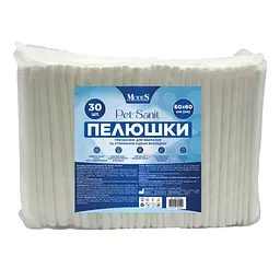Пелюшки гiгієнічні поглинаючі Modes PetSanit 60×60 см 30 шт.