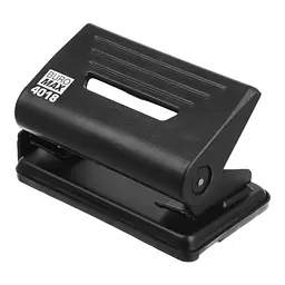 Діркопробивач Buromax пластиковий, до 12 аркушів, 110 х 82 х 65 мм, чорний (BM.4018-01)
