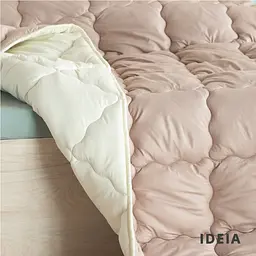 Ковдра Ideia Woolly зимова, 210х175 см, молочний з бежевим (8-34175) - мініатюра 7