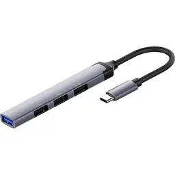 Концентратор ColorWay USB-C 4-в-1 USB2.0х3/USB3.0 (CW-HUB04) - мініатюра 2