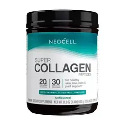 Витаминно-минеральный комплекс Neocell Пептиды Супер коллагена, 20 гр, Тип 1&3, Super Collagen Peptides, NeoCell, (M13259)