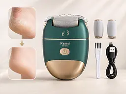 Електрична пемза для ніг Kemei KM-6865 - мініатюра 3