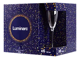 Набір келихів Delice Graphite, 6х160 мл Luminarc kuh0016529 - мініатюра 7