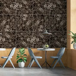 Декоративна плита ПВХ Sticker Wall SW-00001628 Сірий темно-сірий мармур 600x600x3mm - мініатюра 6