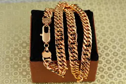 Ланцюг Xuping Jewelry кобра 60 см 11 мм золотистий