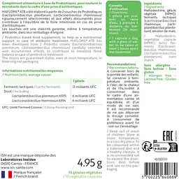 Комплекс Ineldea Mafloril Atb пробіотик, стійкий до антибіотиків 10 капсул - мініатюра 2