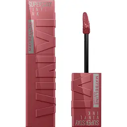 Помада для губ Maybelline New York Super Stay Vinyl Ink Upbeat стійка рідка з глянцевим фінішем 4.2 мл