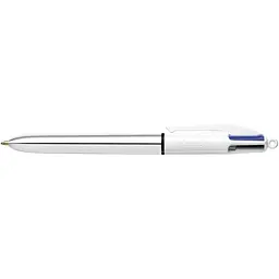 Ручка кулькова BIC 4 Colours Shine Silver, 1 мм, 4 кольори, 12 шт. (919380) - мініатюра 3