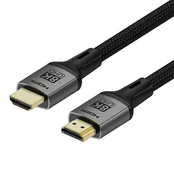 Кабель HDMI Colorway CB-HD089BK UHD v2.1 8K 48Gbit HDR Ethernet ARC 3м