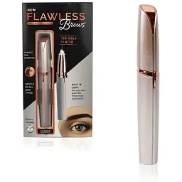 Жіночий тример для надання форми брів Flawless Brows рожевий, епілятор + депілятор для обличчя (ST)