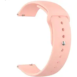 Ремінець Silicone 20 mm Watch Active / Galaxy S4 42 mm / Gear S2 / Xiaomi Amazfit Light Pink