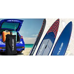 Надувна дошка SUP THUNDER Steel 365 см з веслом Red - мініатюра 6