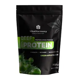 Яловичий гідролізат VitalHarmony Beef Protein, 700 грам - Зелене яблуко