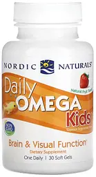Риб'ячий жир для дітей Nordic Naturals Daily Omega Kids 30 капсул Фрукти