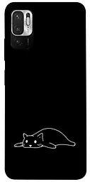 TPU чохол Demsky Lazy cat для Xiaomi Redmi Note 10 5G