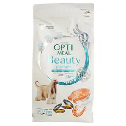 Сухий корм для дорослих собак усіх порід Optimeal Beauty podium повнораціонний блискуча вовна та догляд за зубами 1.5 кг (B1722801) - мініатюра 2