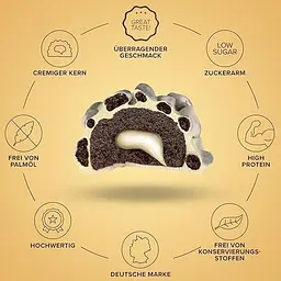 Протеїновий батончик IronMaxx Lava Bar Печиво & крем 40 г - мініатюра 3