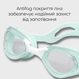 Підліткові (дорослі) Окуляри для плавання Renvo Mira JR Anti-fog М'ятний OSFM (2SG230-14) - мініатюра 5