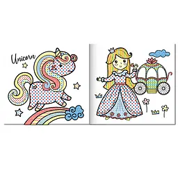 Водна розмальовка "Принцеси" РМ-95-07 серія "MINI Water Book" - мініатюра 2