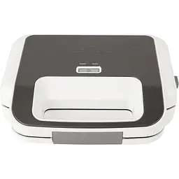 Мультимейкер Tefal Snack XL 850 Вт тефлон 3 пластини корпус пластик біло-чорний (SW701110) - мініатюра 2