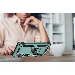 Чохол до мобільного телефона BeCover Military Samsung Galaxy A02 SM-A022 / M02 SM-M022 Dark Green (706641) - мініатюра 5