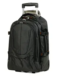 Дорожня сумка-рюкзак на колесах Airtex 560/1 48х35х19см XS 18,3л Темно-сірий - мініатюра 3