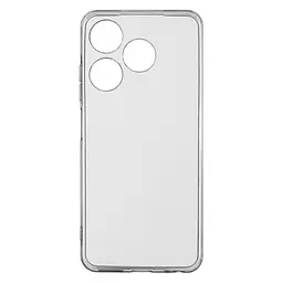 Прозрачный чехол для TECNO Spark 10 4G (KI5q) с защитой камеры, тонкий, силиконовый, бесцветный, ударопрочный, противоударный бампер с закрытой камерой, ArmorStandart (ARM67815)