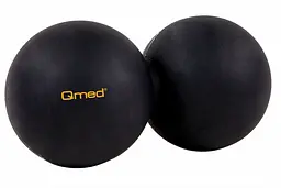 Масажний міні-валик Lacrosse Duo Ball чорний Qmed fit0025172