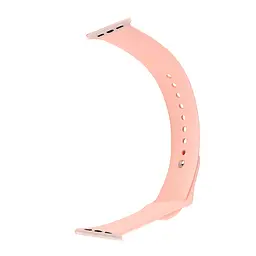Ремінець Silicone Apple Watch 42/44/45/46/49 mm Peach Pink - мініатюра 1