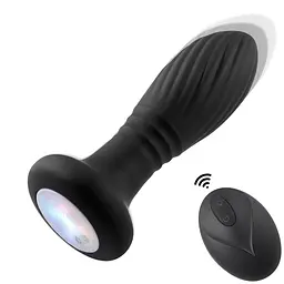 Анальна пробка - Thrusting Anal Plug Black