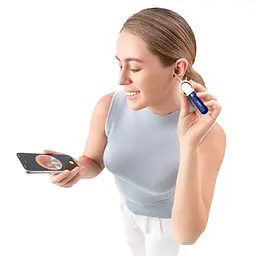 Прилад для видалення вушної сірки (отоскоп) Xiaomi Bebird EarSight Plus (D39R) Blue - мініатюра 3