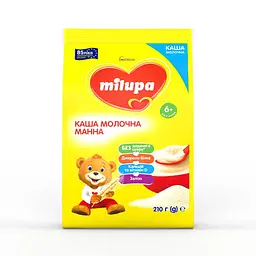 Молочна каша Milupa Манна 210 г - мініатюра 2