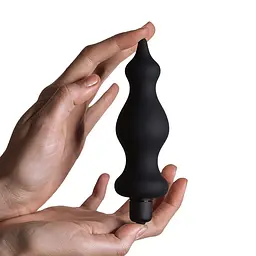 Анальна пробка з вібрацією Adrien Lastic Bullet Amuse Black, макс. діаметр 3,9 см - миниатюра 4
