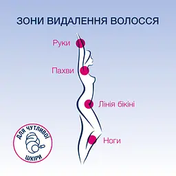 Воскові смужки Veet Easy-Gelwax для чутливої шкіри 12 шт. (3165447) - мініатюра 4