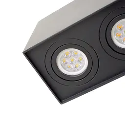 Підсвічування тубус Brille AL-727/2 GU10 BK IP20 MR16 26-848 - мініатюра 5