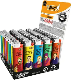Запальнички Bic J23 Українські Постаті блок 50 шт