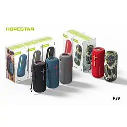 Колонка bluetooth HOPESTAR P39 LED чорний - мініатюра 2