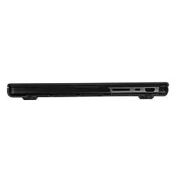 Чохол-накладка для MacBook Pro 14 M5-M1/M5 Pro-M2 Pro/M5 Max-M2 Max, чорний, Crystal, полікарбонат (PC), захисний, прозорий, захист від подряпин і пошкоджень, вентиляція, доступ до портів, протиковзкі ніжки, для макбука, ArmorStandart (ARM79447) - мініатюра 8
