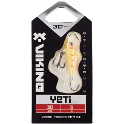 Балансир Viking Fishing Yeti Ice Jig 30mm 5.0g #6 Japanese School - мініатюра 2