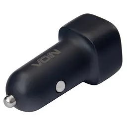Автомобільний зарядний пристрій VOIN 38W, 1USB QC3.0 18W + 1PD 20W, 12/24V (C-36213) - мініатюра 5